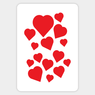 Many Hearts Valentine Sticker